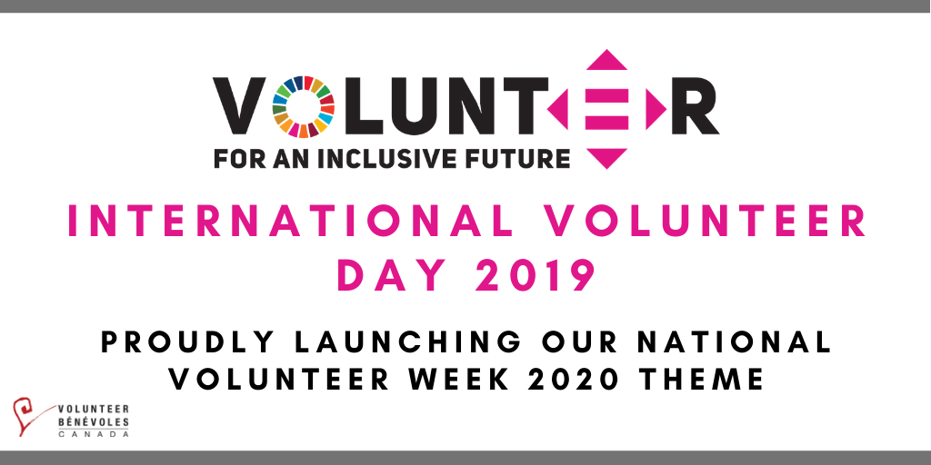 International Volunteer Day 2019: Proudly Launching our National Volunteer Week 2020 Theme